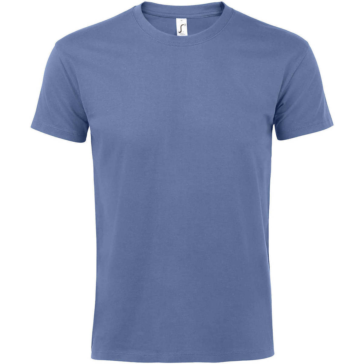 vaatteet Naiset Lyhythihainen t-paita Sols IMPERIAL camiseta color Azul Sininen