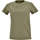 vaatteet Naiset Lyhythihainen t-paita Sols Camiseta IMPERIAL FIT color Caqui Khaki