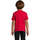 vaatteet Lapset Lyhythihainen t-paita Sols Camista infantil color Rojo Punainen