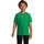 vaatteet Lapset Lyhythihainen t-paita Sols Camista infantil color Verde Pradera Vihreä