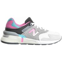 kengät Lapset Juoksukengät / Trail-kengät New Balance 997 Harmaat, Valkoiset