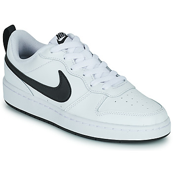 kengät Lapset Matalavartiset tennarit Nike NIKE COURT BOROUGH LOW 2 (GS) Valkoinen / Musta