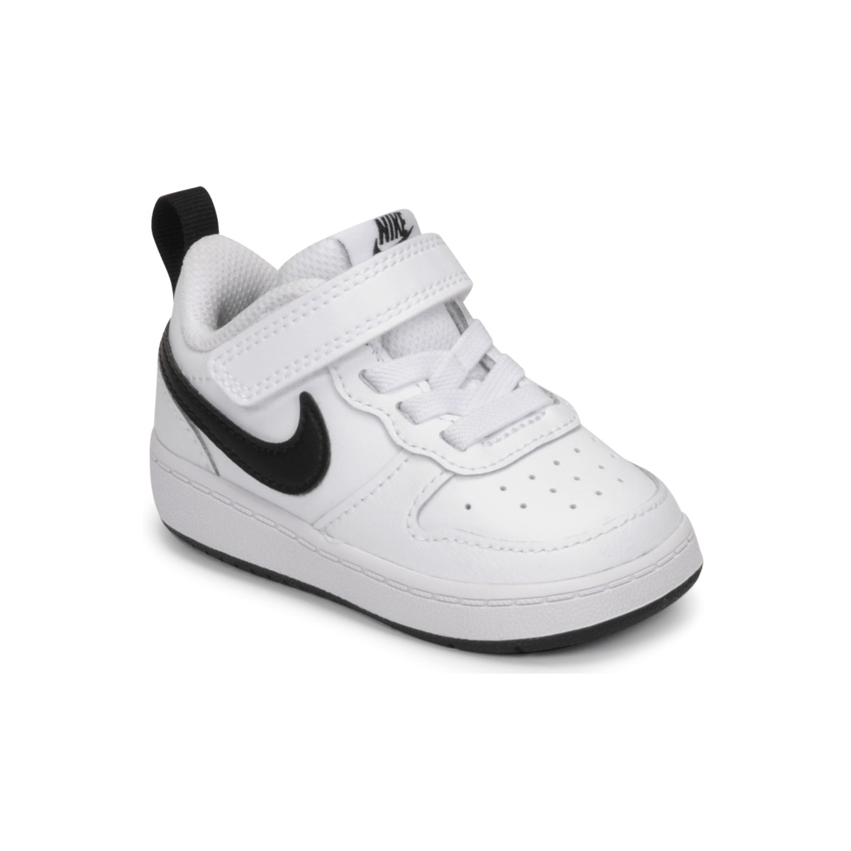 kengät Lapset Matalavartiset tennarit Nike NIKE COURT BOROUGH LOW 2 (TDV) Valkoinen / Musta