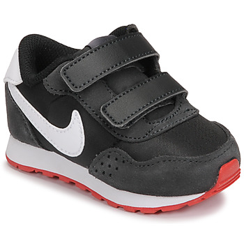 kengät Lapset Matalavartiset tennarit Nike NIKE MD VALIANT (TDV) Musta / Valkoinen