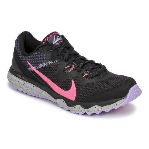 kengät Naiset Juoksukengät / Trail-kengät Nike WMNS NIKE JUNIPER TRAIL Musta / Vaaleanpunainen