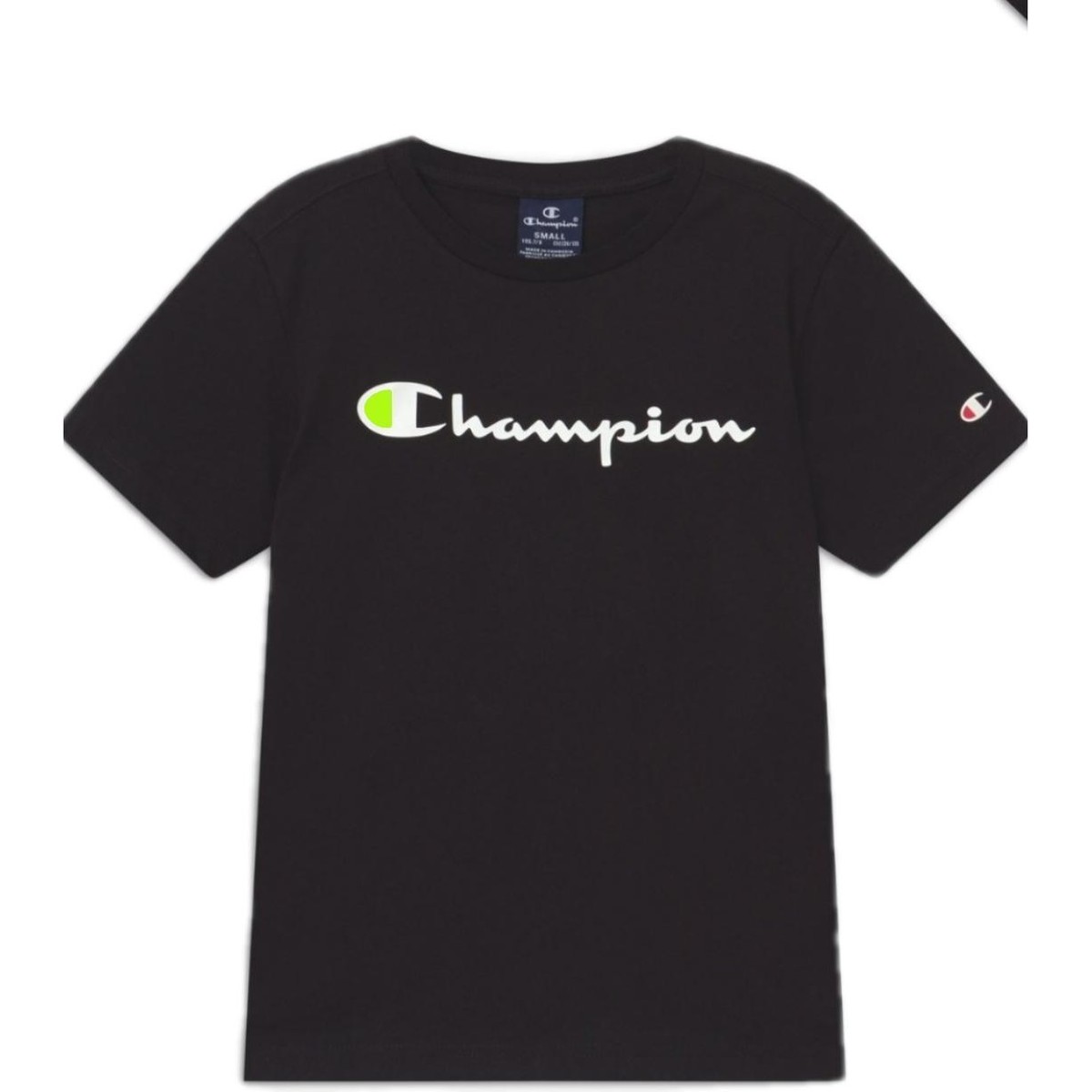 vaatteet Naiset Lyhythihainen t-paita Champion  Musta