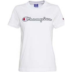 vaatteet Tytöt Lyhythihainen t-paita Champion  Valkoinen