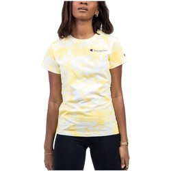 vaatteet Naiset Lyhythihainen t-paita Champion  Keltainen