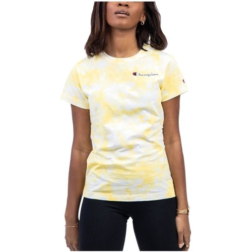 vaatteet Naiset Lyhythihainen t-paita Champion  Keltainen