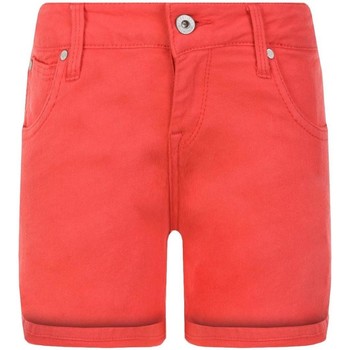 vaatteet Tytöt Shortsit / Bermuda-shortsit Pepe jeans  Punainen