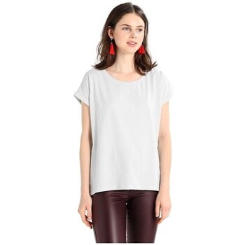 vaatteet Naiset Svetari Vila Dreamers T-Shirt - Plain Air Valkoinen