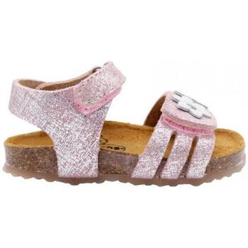 kengät Lapset Sandaalit ja avokkaat Plakton Baby Ponette B - Antique Blanco Vaaleanpunainen
