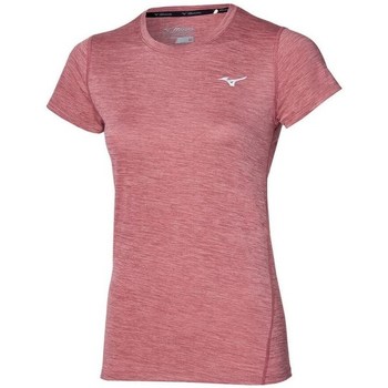 vaatteet Naiset Lyhythihainen t-paita Mizuno Impulse Core Tee Vaaleanpunainen