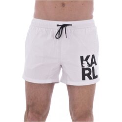 vaatteet Miehet Uima-asut / Uimashortsit Karl Lagerfeld KL21MBS02 Valkoinen