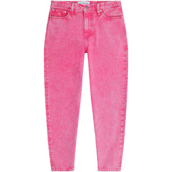 vaatteet Naiset Farkut Calvin Klein Jeans J20J215854 Vaaleanpunainen