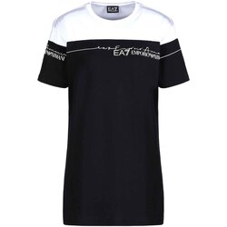 vaatteet Naiset Lyhythihainen t-paita Ea7 Emporio Armani 3KTT59 TJBEZ Musta