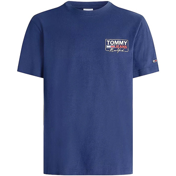 vaatteet Miehet T-paidat & Poolot Tommy Jeans DM0DM10216 Sininen