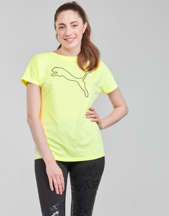 Puma RECYCL JERSY CAT TEE Keltainen