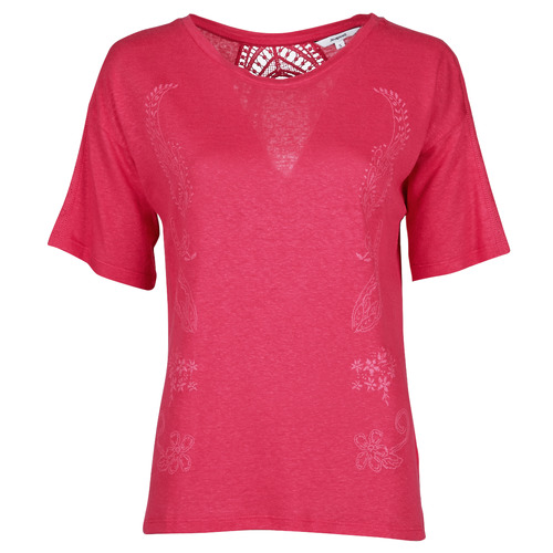 vaatteet Naiset Lyhythihainen t-paita Desigual CLEMENTINE Punainen
