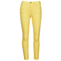 vaatteet Naiset 5-taskuiset housut Desigual ALBA Keltainen