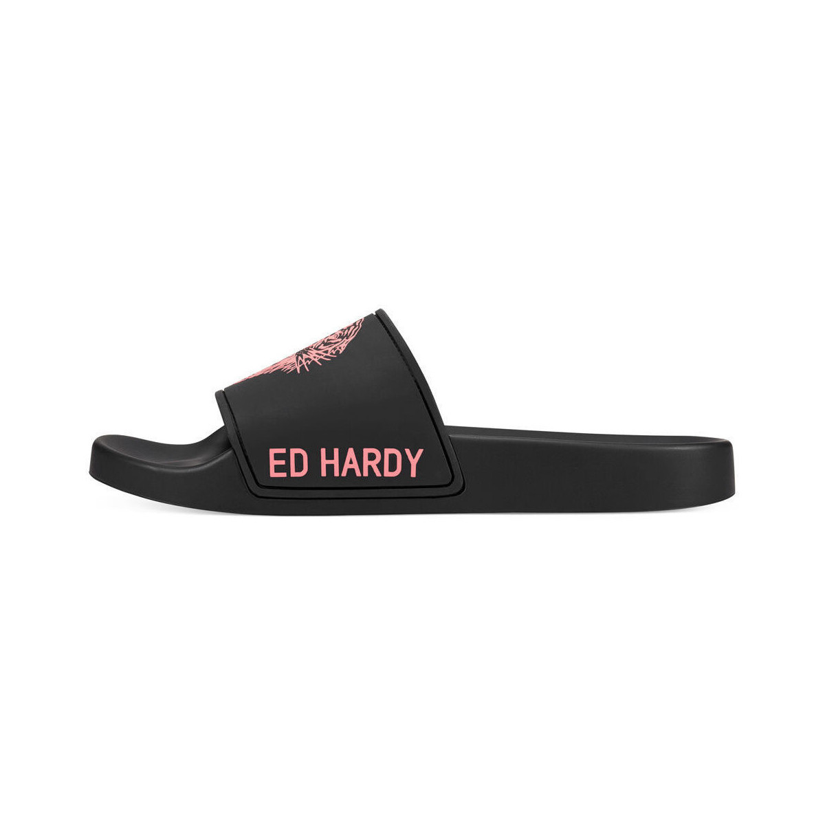 kengät Naiset Varvassandaalit Ed Hardy Sexy beast sliders black-fluo red Musta