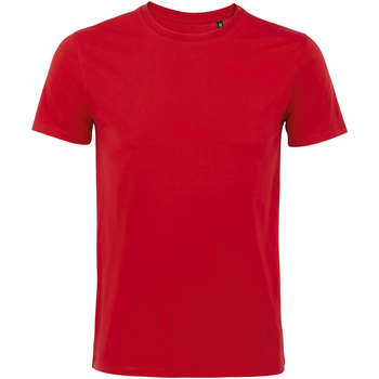 vaatteet Miehet Lyhythihainen t-paita Sols Martin camiseta de hombre Punainen
