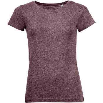 vaatteet Naiset Lyhythihainen t-paita Sols Mixed Women camiseta mujer Viininpunainen