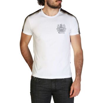 vaatteet Miehet Lyhythihainen t-paita Aquascutum - qmt017m0 Valkoinen