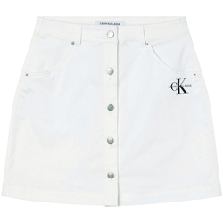 vaatteet Naiset Hame Calvin Klein Jeans J20J215720 Valkoinen
