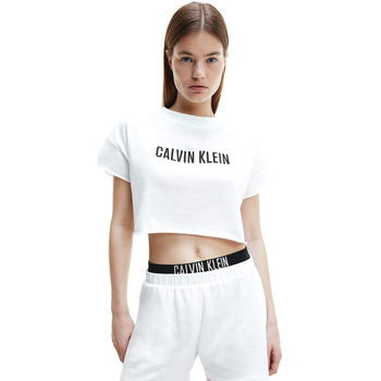 vaatteet Naiset T-paidat & Poolot Calvin Klein Jeans KW0KW01346 Valkoinen