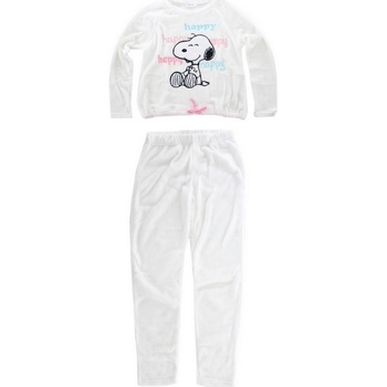 vaatteet Naiset pyjamat / yöpaidat Dessins Animés HS3644 WHITE Valkoinen
