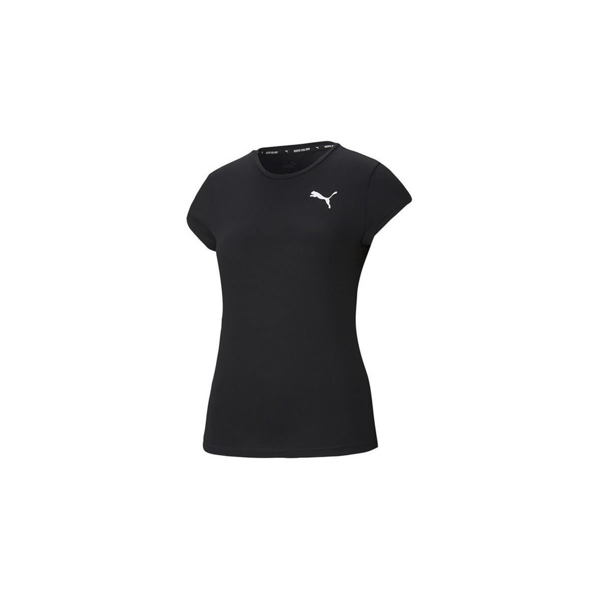 vaatteet Naiset Lyhythihainen t-paita Puma Active Tee Musta