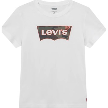 vaatteet Lapset Lyhythihainen t-paita Levi's 169168 Valkoinen