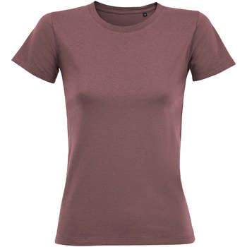 vaatteet Naiset Lyhythihainen t-paita Sols REGENT FIT CAMISETA MANGA CORTA Vaaleanpunainen