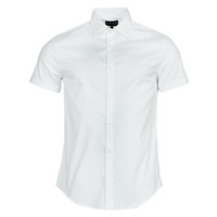 vaatteet Miehet Lyhythihainen paitapusero Emporio Armani 8N1C91 Valkoinen