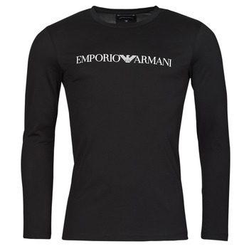 vaatteet Miehet T-paidat pitkillä hihoilla Emporio Armani 8N1TN8 Musta