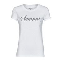 vaatteet Naiset Lyhythihainen t-paita Armani Exchange 8NYT91 Valkoinen