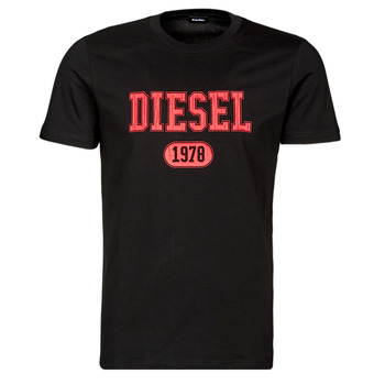 vaatteet Miehet Lyhythihainen t-paita Diesel T-DIEGOR-K46 Musta