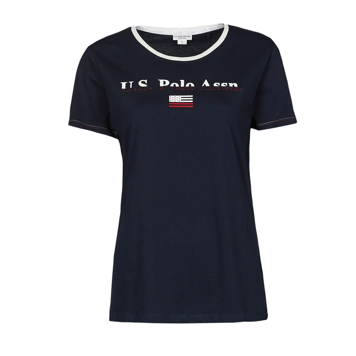 vaatteet Naiset Lyhythihainen t-paita U.S Polo Assn. LETY 51520 CPFD Laivastonsininen