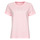 vaatteet Naiset Lyhythihainen t-paita Guess ES SS GUESS 1981 ROLL CUFF TEE Vaaleanpunainen