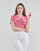 vaatteet Naiset Lyhythihainen t-paita Replay W3572A Vaaleanpunainen