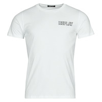 vaatteet Miehet Lyhythihainen t-paita Replay M6008 Valkoinen