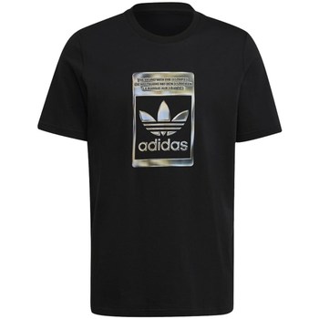 vaatteet Miehet Lyhythihainen t-paita adidas Originals Camo Infill Tee Musta
