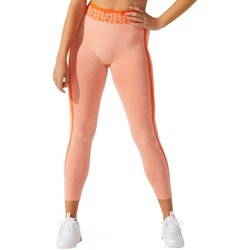vaatteet Naiset Legginsit Asics W Cropped Logo Seamless Tight Oranssi