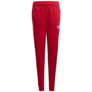 vaatteet Lapset Verryttelyhousut adidas Originals Adicolor Sst Track Punainen