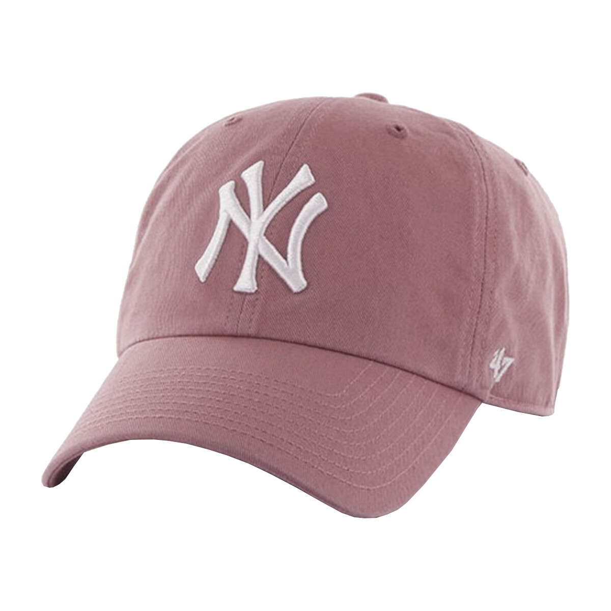 Asusteet / tarvikkeet Naiset Lippalakit '47 Brand New York Yankees MLB Clean Up Cap Vaaleanpunainen