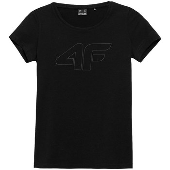 vaatteet Naiset Lyhythihainen t-paita 4F TSD353 Musta