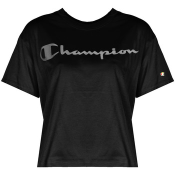 vaatteet Naiset Lyhythihainen t-paita Champion 113290 Musta
