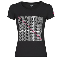 vaatteet Naiset Lyhythihainen t-paita Emporio Armani EA7 XYLE Musta