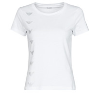 vaatteet Naiset Lyhythihainen t-paita Emporio Armani EA7 TRUQUI Valkoinen